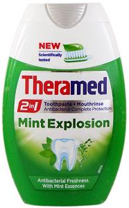 Theramed 2 In 1 Toothpaste & Mouthrinse Mint Explosion 75 ml - GoBEBA