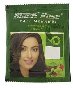 Black Rose Powder Hair Dye (Black) Kali Mehandi :: Henna & Other Colorants  :: Health & Beauty :: iShopIndian.com